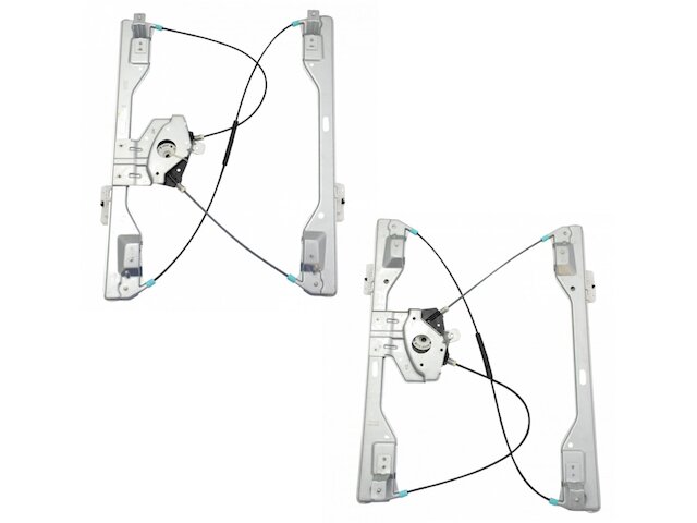 Rear Window Regulator Set 2 Piece - 2015-2019 Ford F150 Crew Cab Pickup - TRQ 129927-07822699