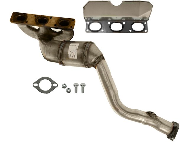 Front Exhaust Manifold with Integrated Catalytic Converter - 2001-2005 BMW 330i Sedan - DIY Solutions 1016-07824753