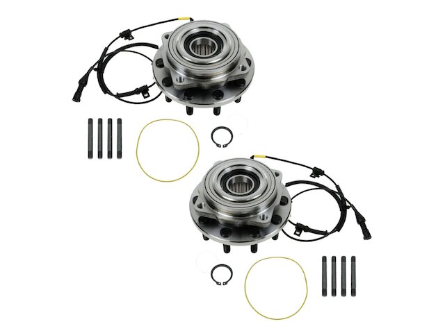 Front Wheel Hub and Bearing Kit 2 Piece - 2005-2010 Ford F450 Super Duty 4 X 4 - TRQ 18247-07828883