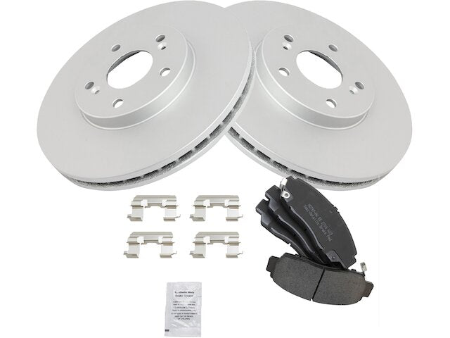 Front Brake Pad and Rotor Kit - 2001-2003 Acura CL - TRQ 5888-07828932