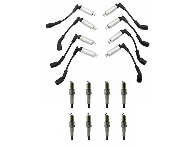 Spark Plug Wire Set with Spark Plugs 9 Piece - 2006-2007 Chevrolet Monte Carlo 5.3L V8 - DIY Solutions 18758-07829260