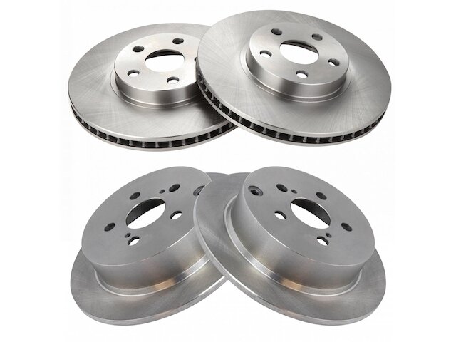 Brake Rotor Set 4 Piece - 2000-2005 Toyota Celica GTS - TRQ 7985-07836855
