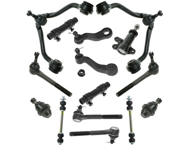 Front Control Arm Ball Joint Tie Rod End Kit 15 Piece - 1995-2000 GMC K3500 - TRQ 4105-07839803