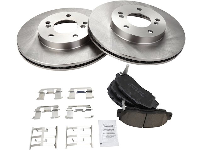 Front Brake Pad and Rotor Kit - 1997-2001 Honda Prelude - TRQ 6069-07840171