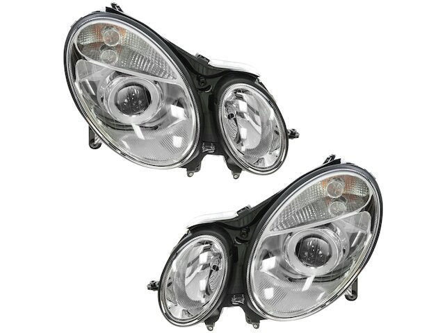 Headlight Assembly Set 2 Piece - 2006 Mercedes E350 - DIY Solutions 18579-07843294