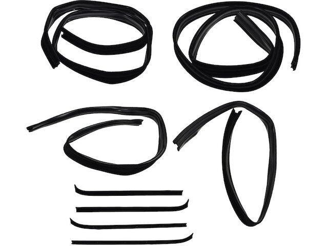 Door Window Belt Weatherstrip Kit - 8 Piece - 1973-1979 Ford F-250 - DIY Solutions 138301-07844749