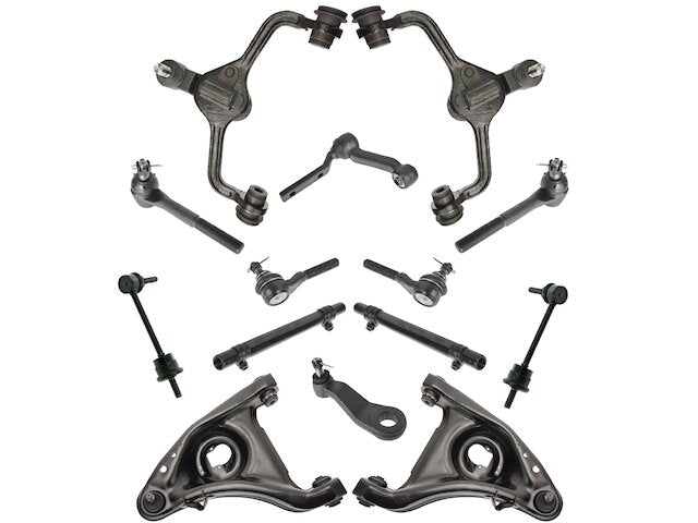 Front Control Arm Sway Bar Link Tie Rod Kit - 14 Piece - 1998-2002 Mercury Grand Marquis - TRQ 5759-07852113