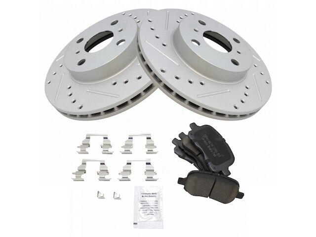 Front Brake Pad and Rotor Kit - 1998-2002 Chevrolet Prizm - TRQ 3620-07859509