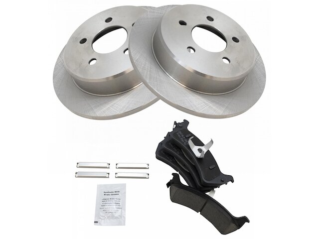 Rear Brake Pad and Rotor Kit - 2002 Ford Explorer Sport - TRQ 143581-07859620