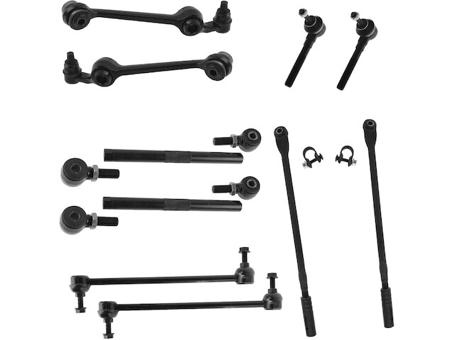 Front and Rear Control Arm Sway Bar Link Tie Rod Kit 10 Piece - 1998-2004 Dodge Intrepid - TRQ 1905-07861448