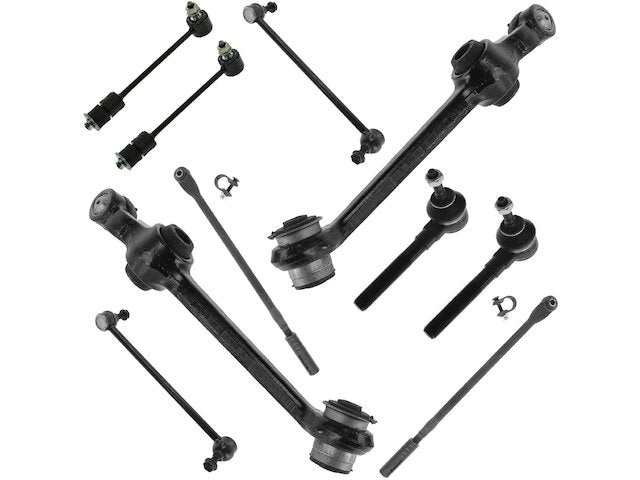 Front and Rear Control Arm Sway Bar Link Tie Rod Kit 12 Piece - 1998-2004 Dodge Intrepid - TRQ 1905-07862100