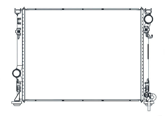 Primary Radiator - 2005-2008, 2011-2022 Chrysler 300 Sedan - TYC 18229-07864861