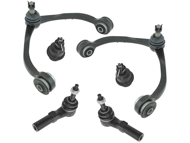 Control Arm Ball Joint Tie Rod End Kit - 6 Piece - 2005-2010 Dodge Dakota - TRQ 18193-07866458