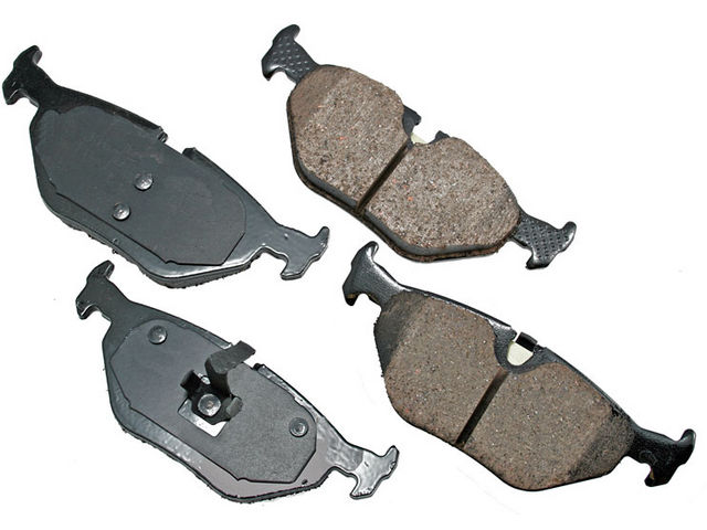 Rear Brake Pad Set - 2001-2006 BMW 325Ci 2.5L 6-Cylinder - Akebono 966-07870916