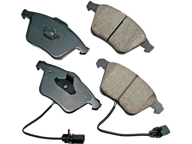 Front Brake Pad Set - 2002-2009 Audi A4 - Akebono 7480-07872111