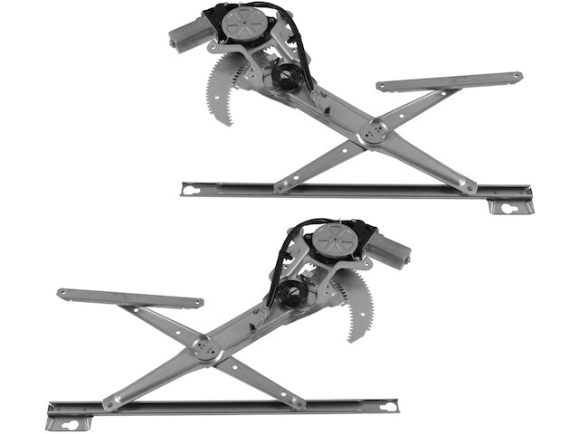 Front Window Regulator and Motor Kit 2 Piece - 1992-1995 Honda Civic 4-Door - TRQ 6004-07877710