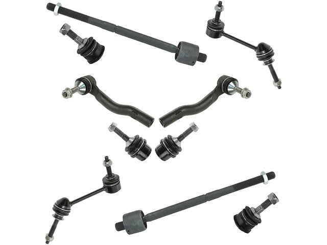 Front Ball Joint Sway Bar Link Tie Rod End Kit 10 Piece - 2003-2005 Mercury Grand Marquis - TRQ 5764-07890618