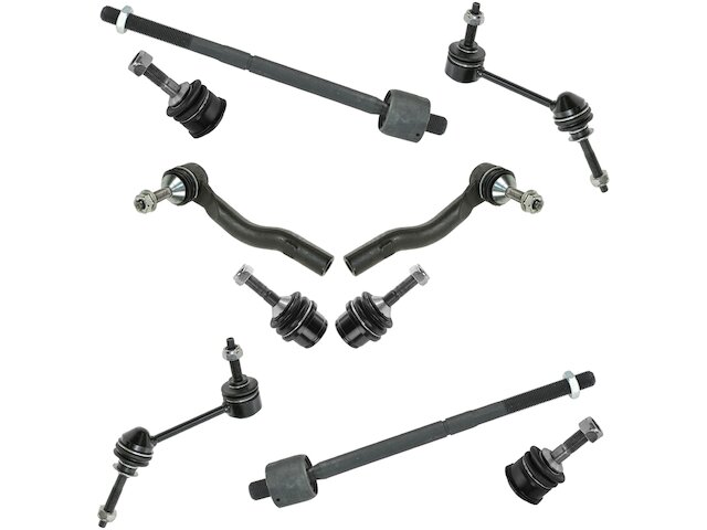 Front Ball Joint Sway Bar Link Tie Rod End Kit 10 Piece - 2003-2004 Mercury Marauder - TRQ 5778-07890618
