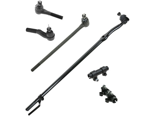 Front Tie Rod End and Adjusting Sleeve Kit 6 Piece - 1980-1996 Ford F150 - TRQ 5296-07891276