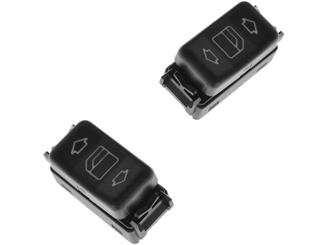Rear Window Switch Set 2 Piece Set - 1987 Mercedes 300D - DIY Solutions 6189-07892934