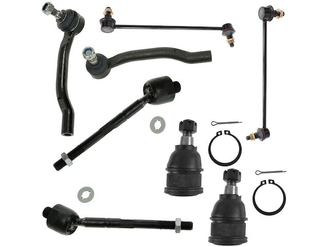 Front Ball Joint Sway Bar Link Tie Rod End Kit 8 Piece - 2003-2005 Honda Pilot - TRQ 6050-07893095