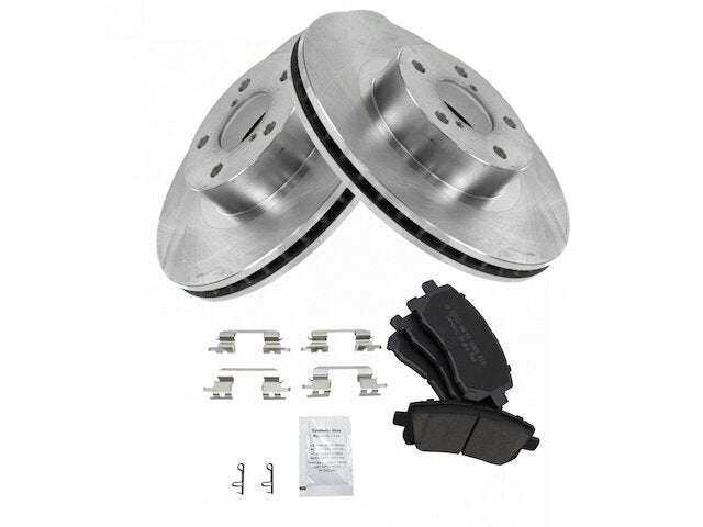 Front Brake Pad and Rotor Kit - 1998-2002 Subaru Forester - TRQ 345-07894846