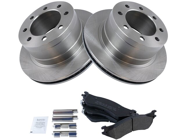 Rear Brake Pad and Rotor Kit - 2003-2008 Dodge Ram 2500 - TRQ 1988-07897650