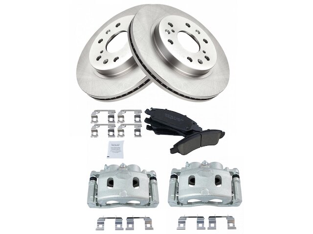 Front Brake Pad Rotor and Caliper Set - 2008 Cadillac Escalade - TRQ 28792-07898516