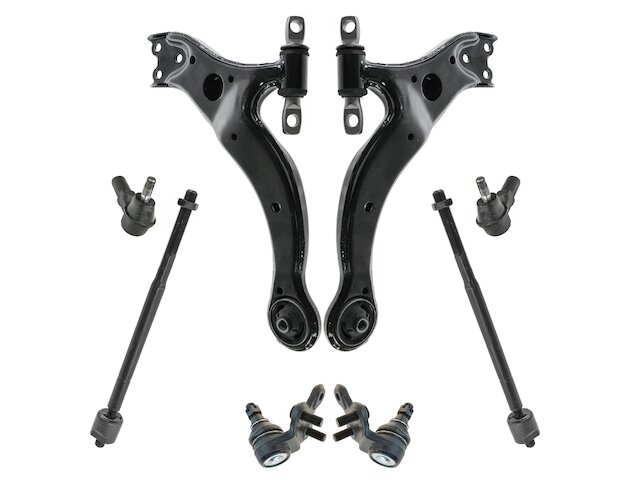 Front Control Arm Ball Joint Tie Rod End Kit 8 Piece - 1998-2003 Toyota Sienna - TRQ 8128-07898910