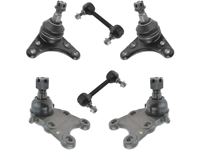 Front Ball Joint Sway Bar Link Kit 6 Piece - 2004-2012 GMC Canyon RWD - TRQ 17880-07900592