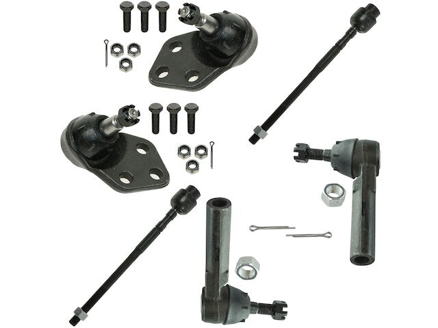 Front Ball Joint and Tie Rod End Kit 6 Piece - 1986-1999 Buick LeSabre Sedan - TRQ 2612-07901220