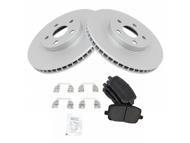 Front Brake Pad and Rotor Kit - 2003-2008 Toyota Corolla - TRQ 8017-07906727