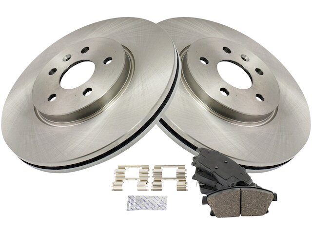 Front Brake Pad and Rotor Kit - 2013-2017 Buick Encore - TRQ 127968-07908735
