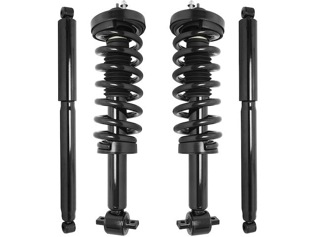 Front and Rear Suspension Strut and Shock Absorber Assembly Kit - 2014 Ford F150 - Unity 128070-07911011