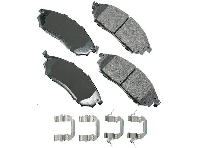 Front Brake Pad Set - 2006-2010 Infiniti M35 3.5L V6 - Akebono 18565-07911423