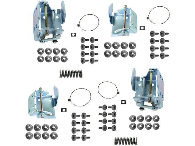 Door Hinge Pin and Bushing Kit 4 Piece - 1992-1994 Chevrolet Blazer - DIY Solutions 2958-07917711