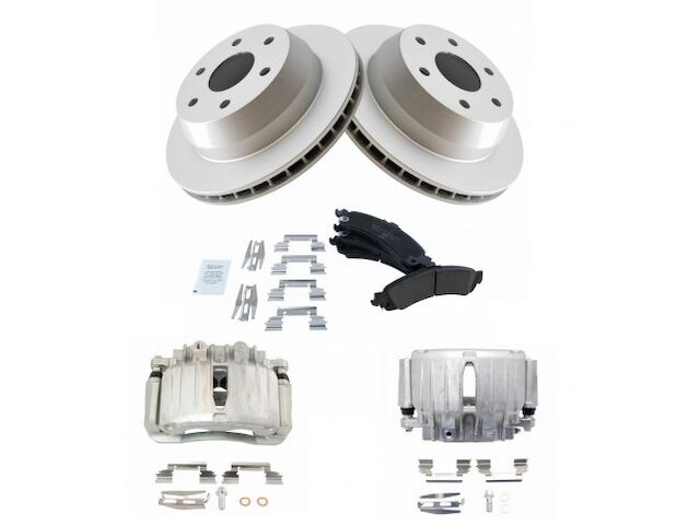 Rear Brake Pad Rotor and Caliper Set - 2000-2006 Chevrolet Tahoe - TRQ 3731-07918019