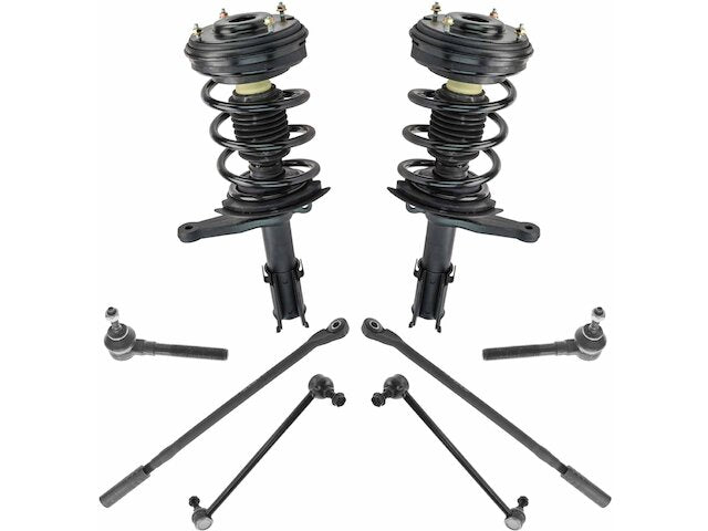 Front Strut Coil Spring Sway Bar Link Kit 8 Piece - 1998-2004 Dodge Intrepid - TRQ 1905-07918234