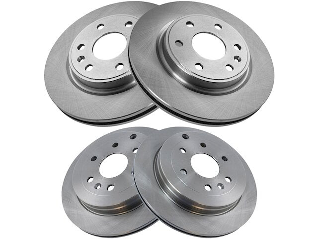 Brake Rotor Set 4 Piece - 1999-2004 Oldsmobile Alero - TRQ 4380-07919636