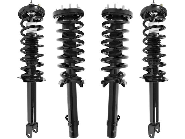 Front and Rear Strut and Coil Spring Assembly 4 Piece Kit - 2008-2012 Honda Accord Sedan 3.5L V6 (Excludes all 4-Cylinder Models and V6 Coupe Models) - Unity 29034-07920850