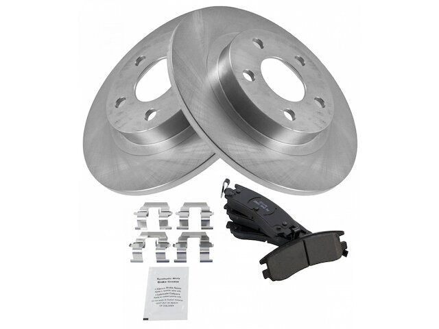 Rear Brake Pad and Rotor Kit - 2000-2005 Cadillac DeVille - TRQ 2800-07922389