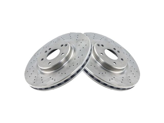 Front Brake Rotor Set 2 Piece - 2006-2009 Mercedes CLK350 - TRQ 18693-07932180