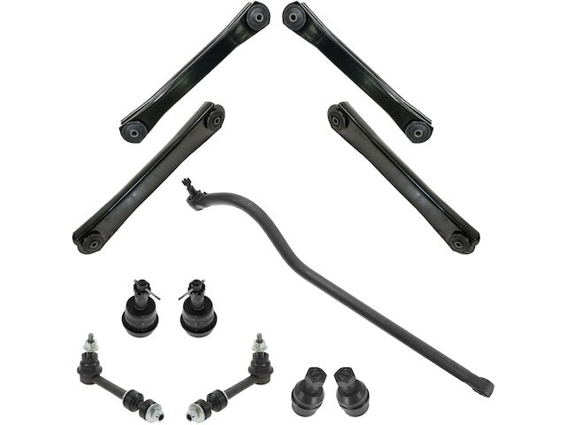Front Control Arm Ball Joint Sway Bar Link Kit 11 Piece - 1994-1995 Dodge Ram 2500 4WD - TRQ 1979-07934367