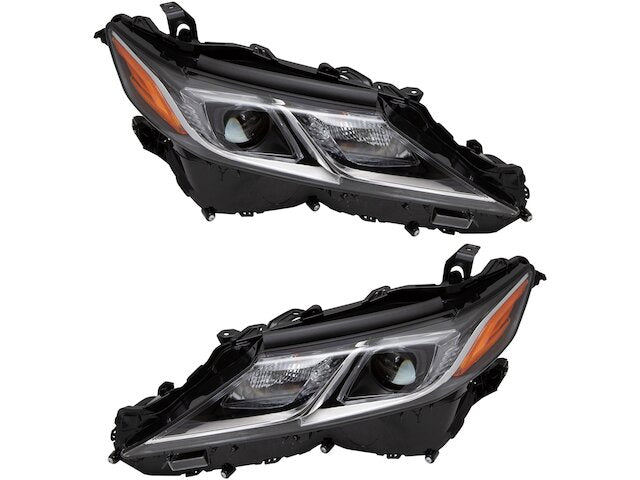 Headlight Assembly Set 2 Piece - 2018-2019 Toyota Camry - DIY Solutions 144153-07935526