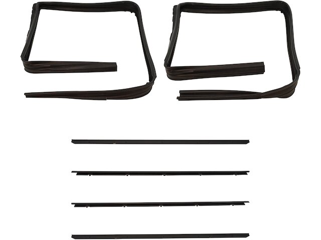 Door Window Belt Weatherstrip Kit 6 Piece - 1991-1993 GMC Sonoma - DIY Solutions 4202-07944988