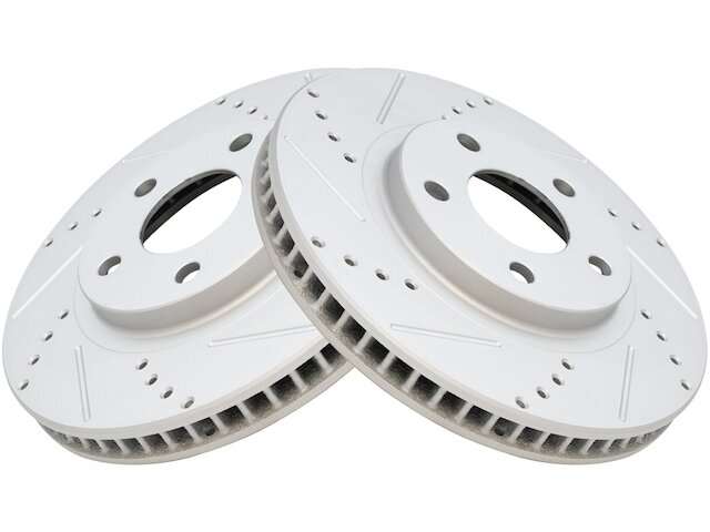 Front Brake Rotor Set 2 Piece - 2000-2005 Pontiac Bonneville - TRQ 4624-07945815