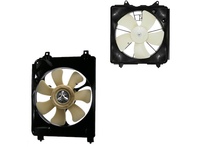 Radiator Fan and Condenser Fan Kit 2 Piece Set - 2006-2011 Honda Civic 1.8L 4-Cylinder - DIY Solutions 18780-07946419