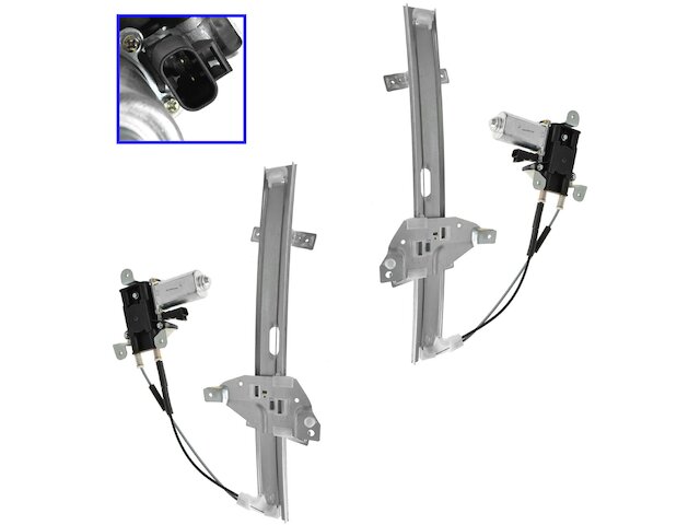 Front Window Regulator and Motor Kit 2 Piece - 1997-2004 Buick Regal - TRQ 2678-07951068