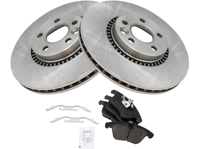 Front Brake Pad and Rotor Kit - 2008-2010 Volvo V70 - TRQ 29130-07952429