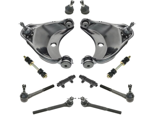 Front Control Arm Ball Joint Tie Rod End Kit 12 Piece - 1993-1999 Chevrolet C1500 - TRQ 3004-07958729